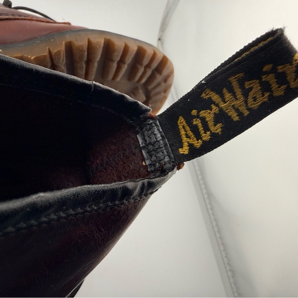 Dr. Martens Burgundy Leather Ankle Boots - Picture 6 of 6